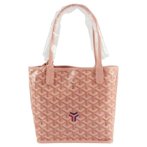 pink mini goyard tote|goyard vendome mini bag.